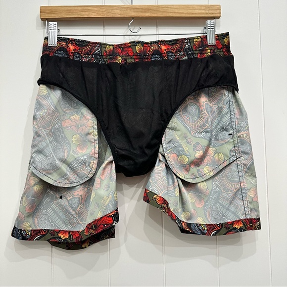 Jared Lang Printed Swim Trunks Shorts Men’s Size Medium - Picture 14 of 14